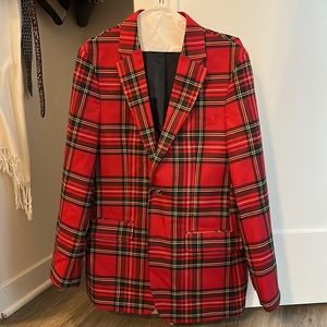 Biltmore Men’s Christmas Plaid Blazer